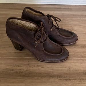 n.d.c. Made by Hand Suede Fleece Lined Heeled Booties 39 US 9